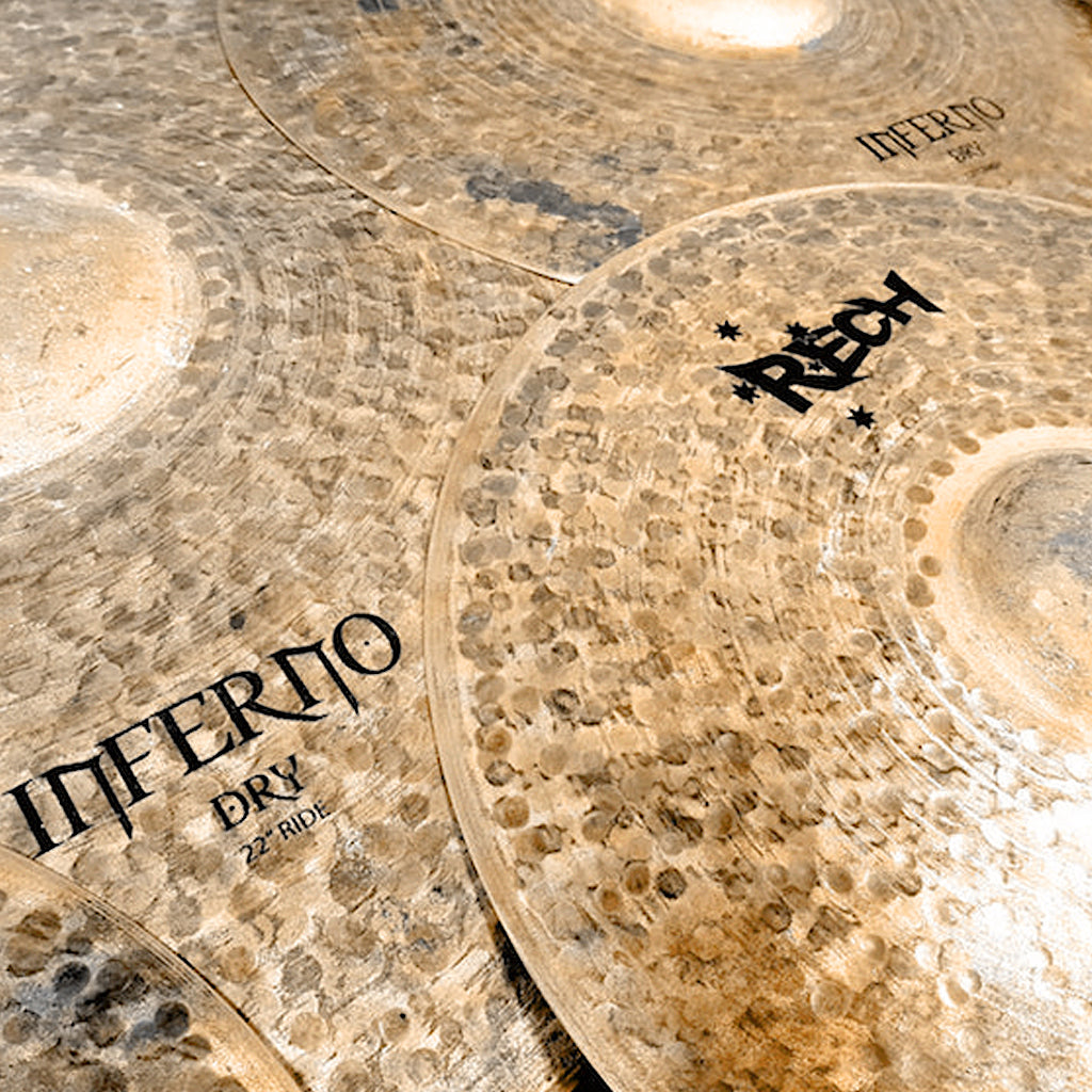 Rech Inferno Dry 5 Piece Cymbal Pack Set - Big Sizes