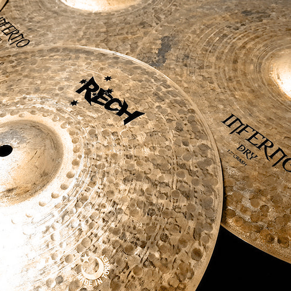 Rech Inferno Dry 5 Piece Cymbal Pack Set - Big Sizes