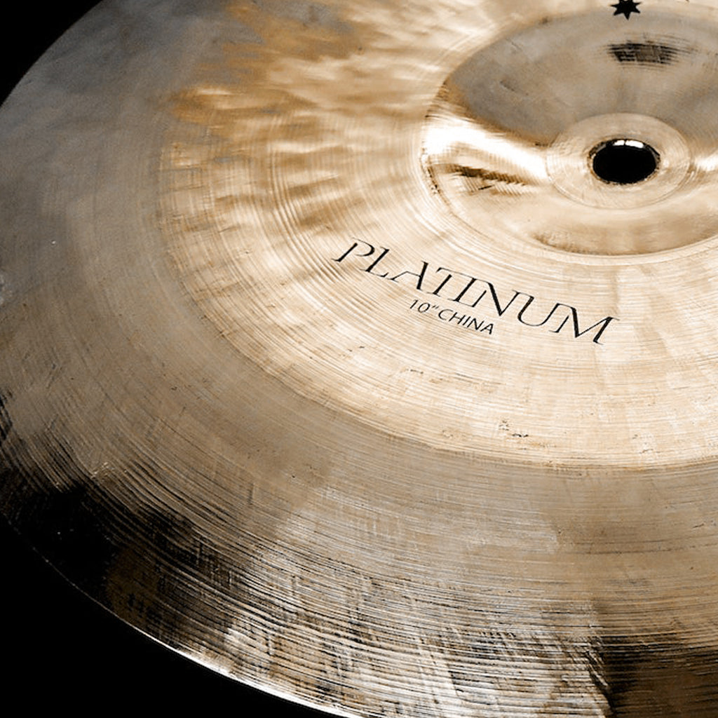 Close up of Rech Platinum 10" China Cymbal