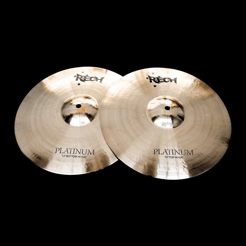 Rech Platinum 13" Hi Hat Cymbals