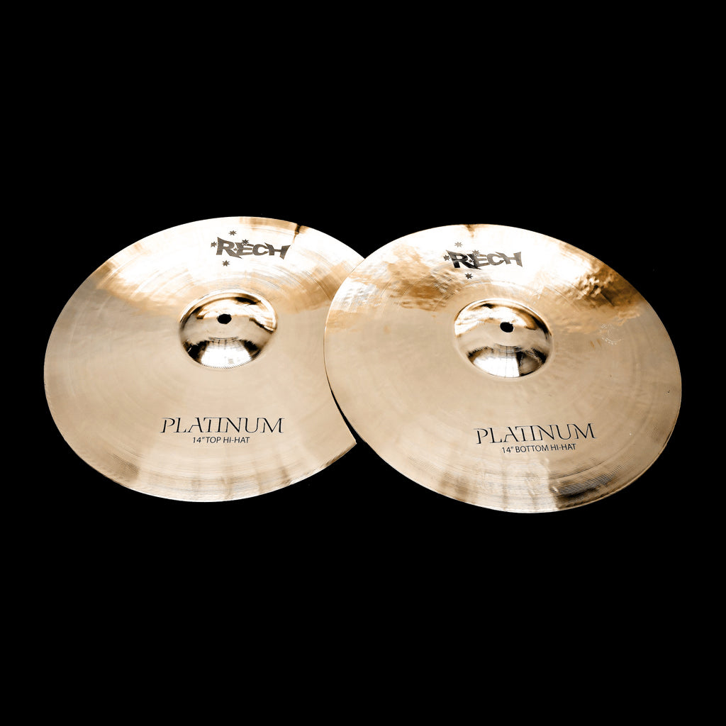Rech Platinum 14" Hi Hat Cymbals