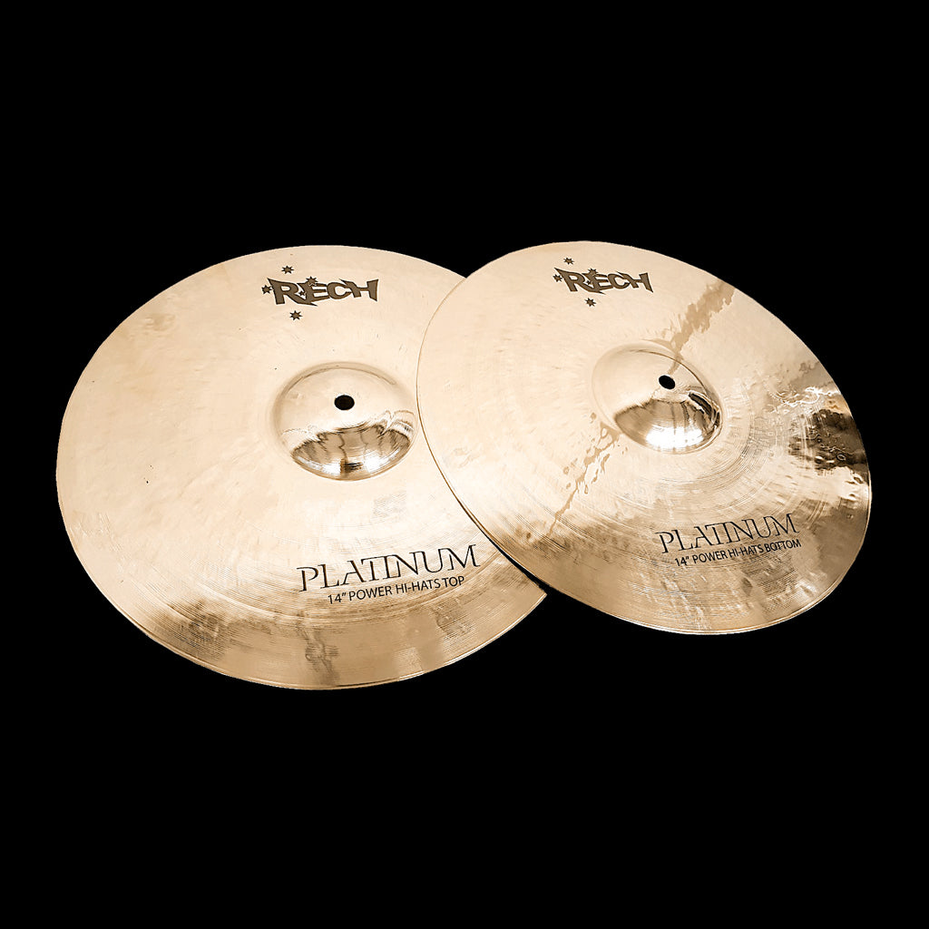 Rech Platinum 14" Power Hi Hat Cymbals