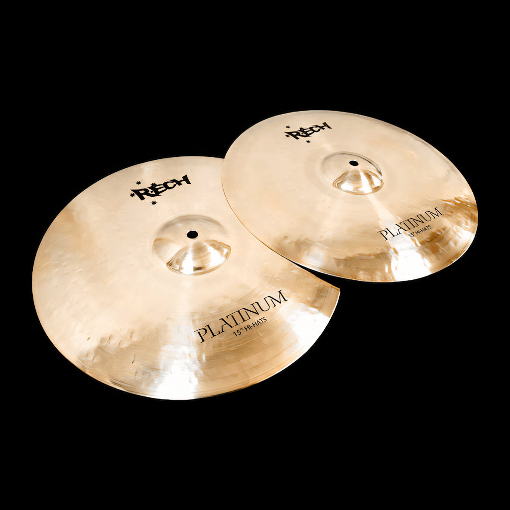 Rech Platinum 15" Hi Hat Cymbals