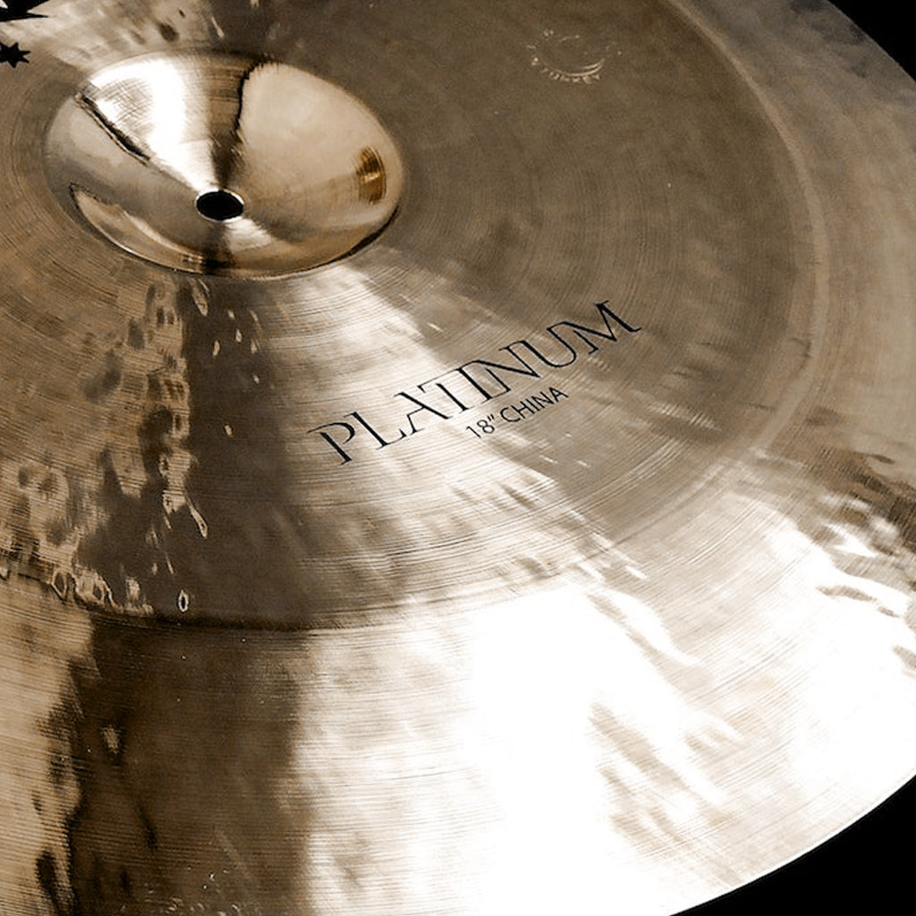 Close up of Rech Platinum 18" China Cymbal