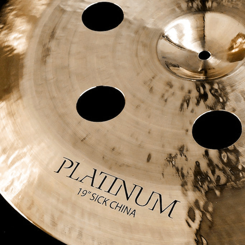 Close up of Rech Platinum 19" Sick China Cymbal