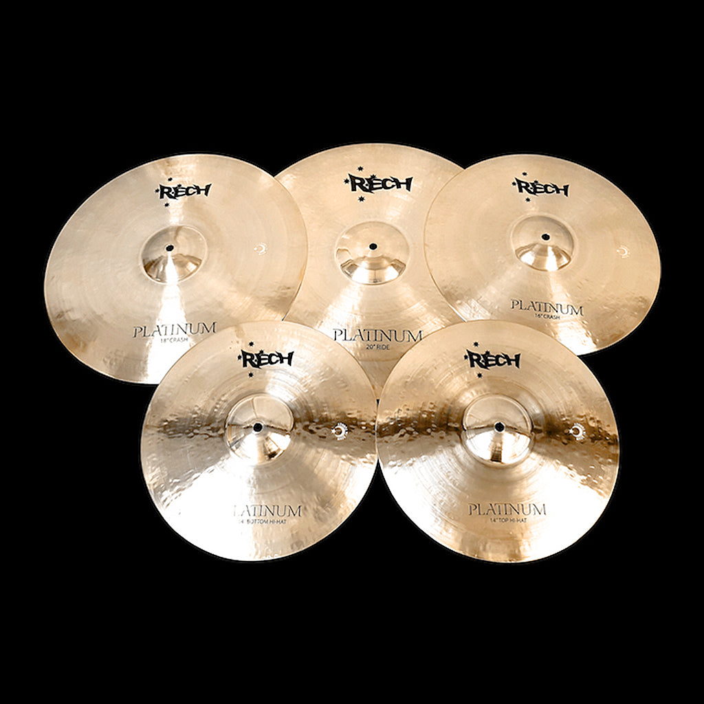 Rech Platinum 5 Piece Cymbal Pack Set