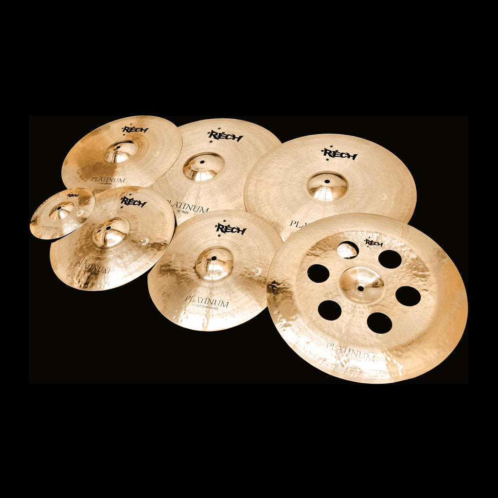 Rech Platinum 7 Piece Super Cymbal Pack Set