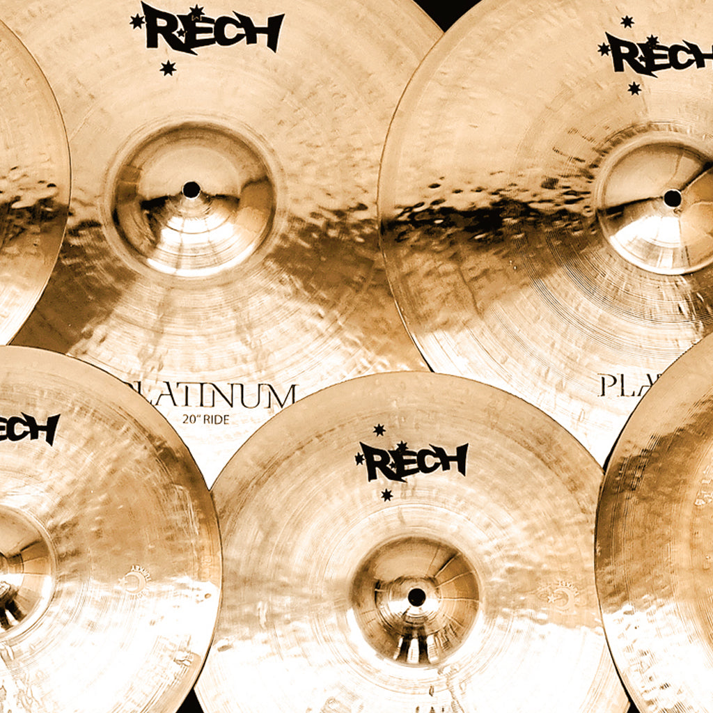 Rech Platinum 7 Piece Super Cymbal Pack Set
