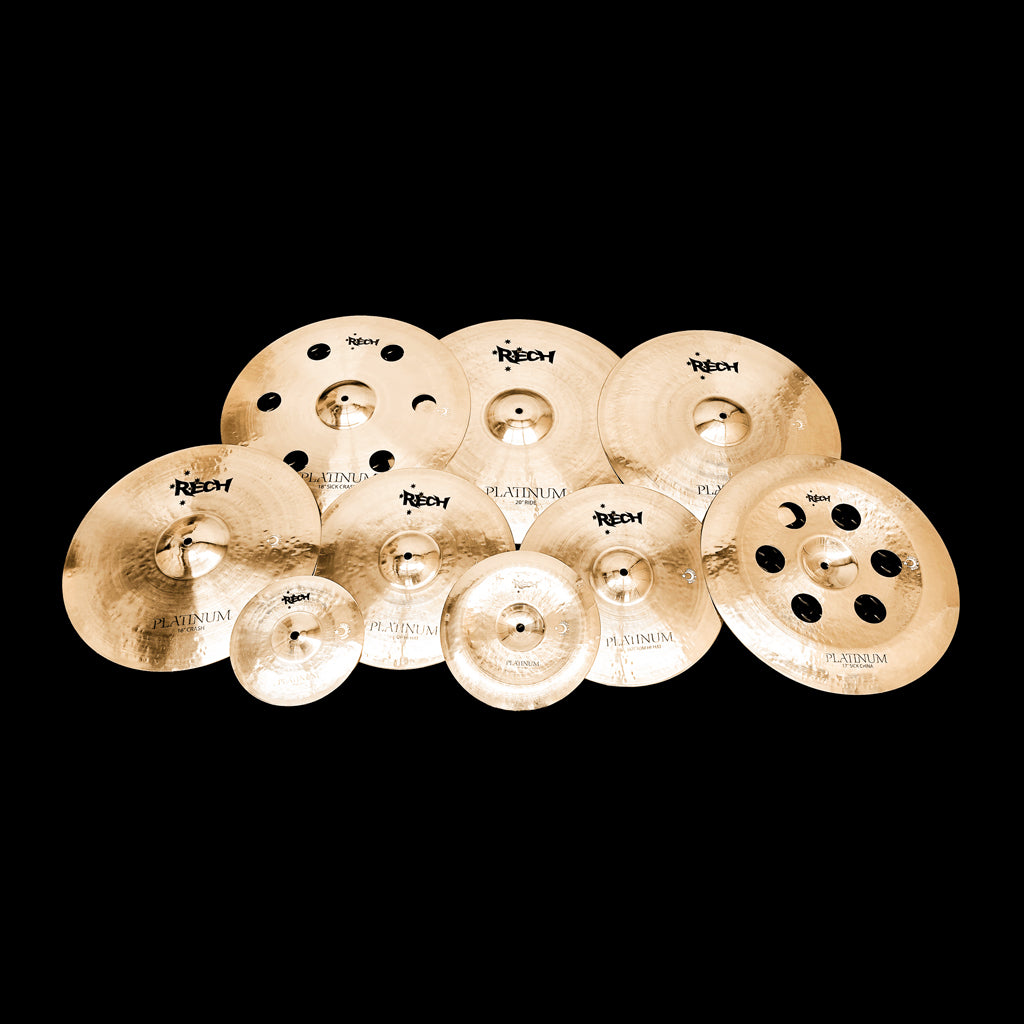 Rech Platinum 9 Piece Super Cymbal Pack Set