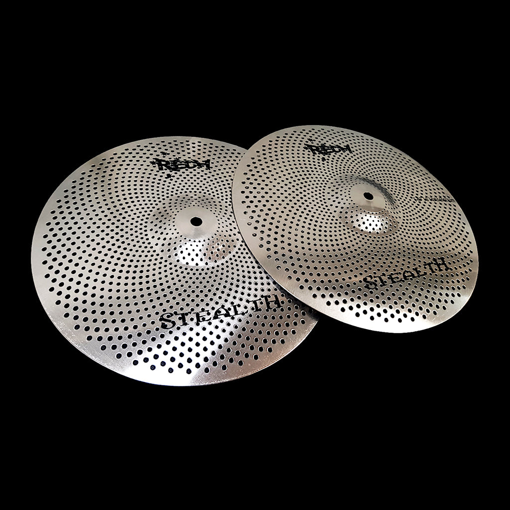 Rech Stealth 13" Low Volume Hi Hat Cymbals