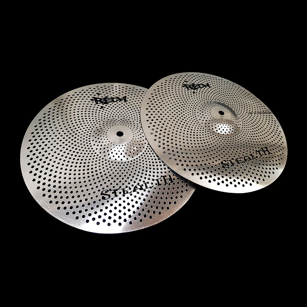 Rech Stealth 14" Low Volume Hi Hat Cymbals