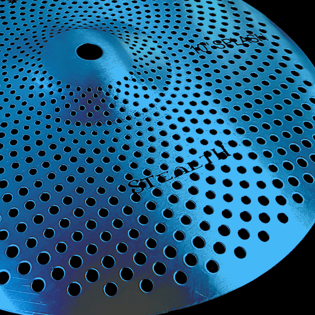 Rech Stealth 10" Low Volume Splash Cymbal - Blue