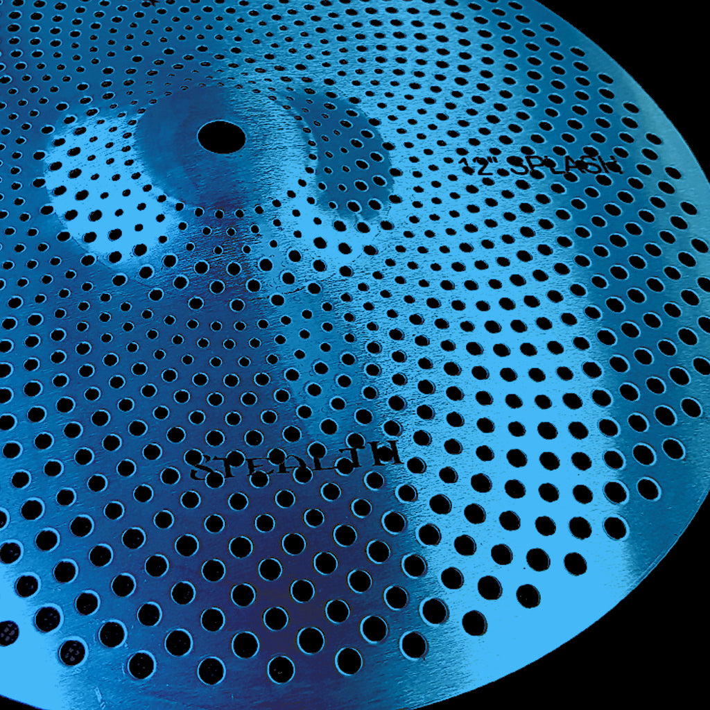 Rech Stealth 12" Low Volume Splash Cymbal - Blue