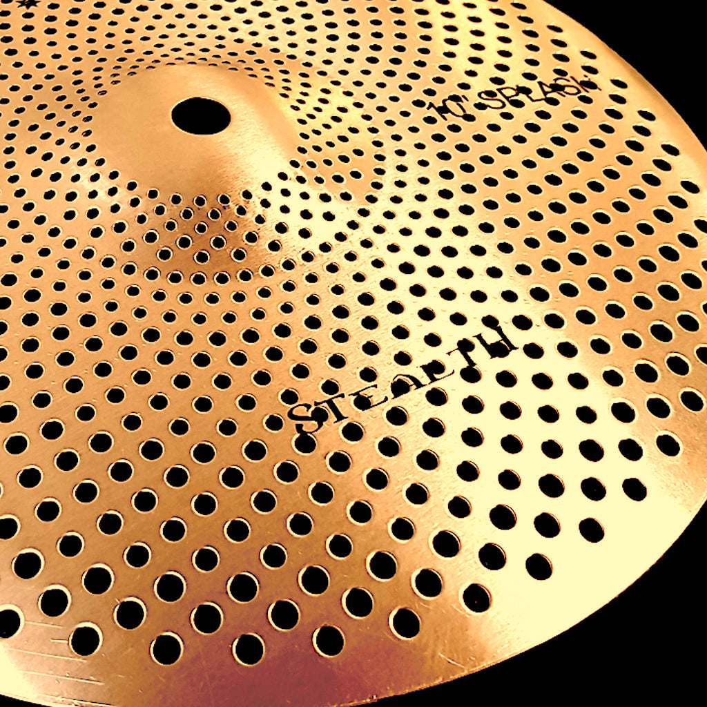 Rech Stealth 10" Low Volume Splash Cymbal - Gold