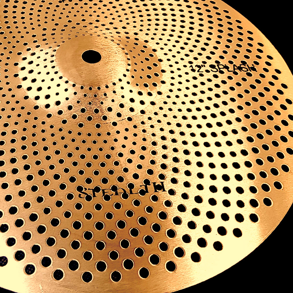 Rech Stealth 12" Low Volume Splash Cymbal - Gold