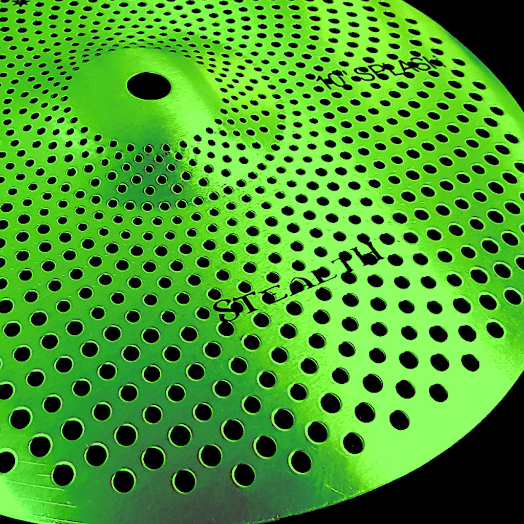 Rech Stealth 10" Low Volume Splash Cymbal - Green