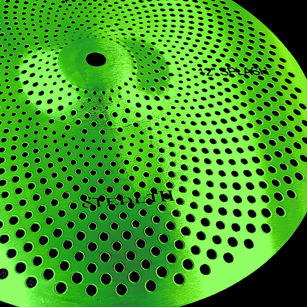 Rech Stealth 12" Low Volume Splash Cymbal - Green