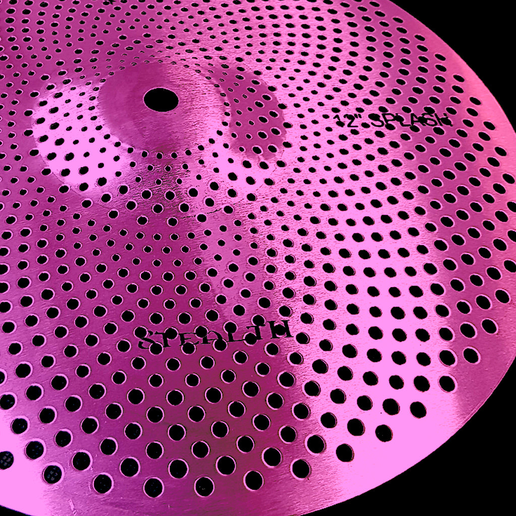 Rech Stealth 12" Low Volume Splash Cymbal - Purple