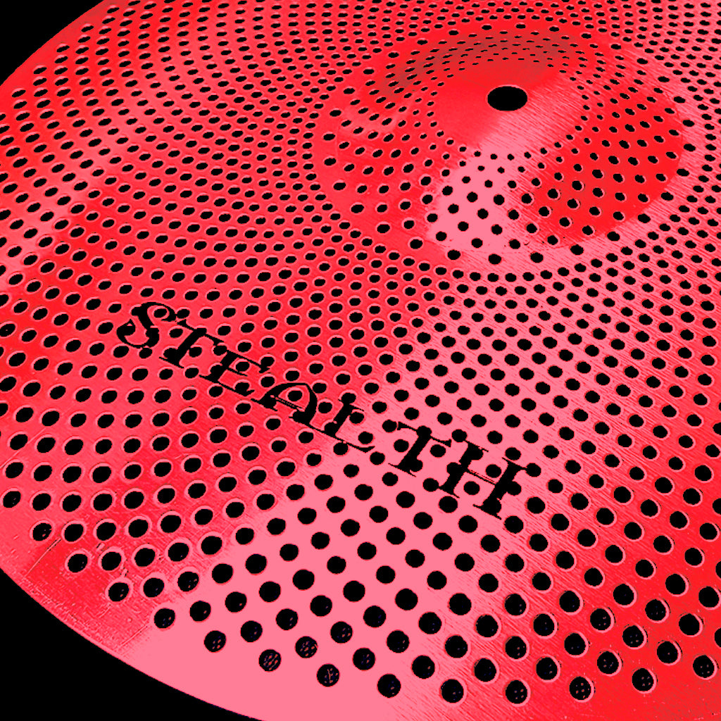 Rech Stealth 14" Low Volume Crash Cymbal - Red