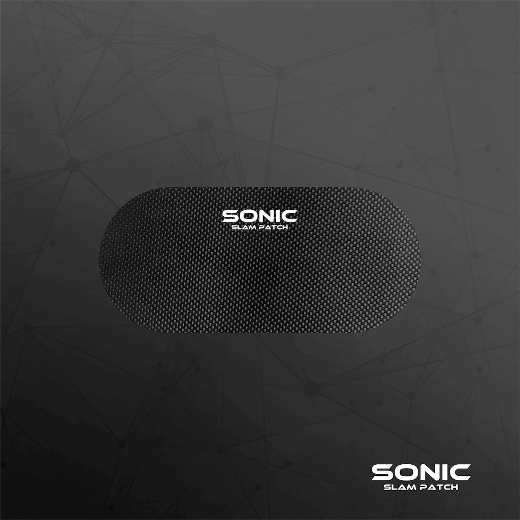 Sonic Slam Bass Drum Patch - Double Black
