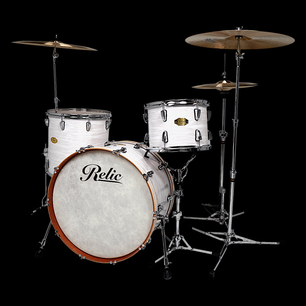 Relic Tribute Drum Kit - White Oyster