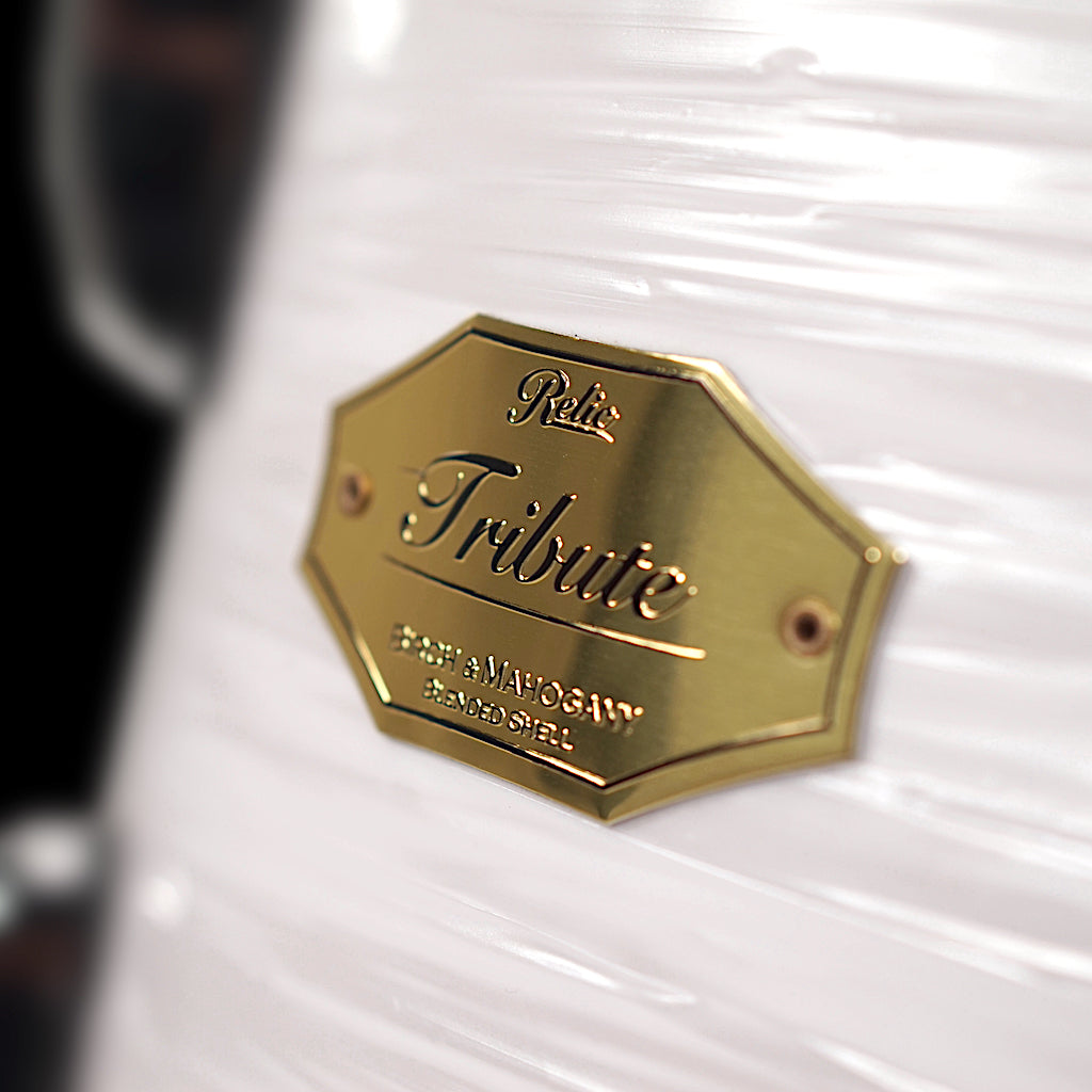 Relic Tribute Drum Kit - White Oyster