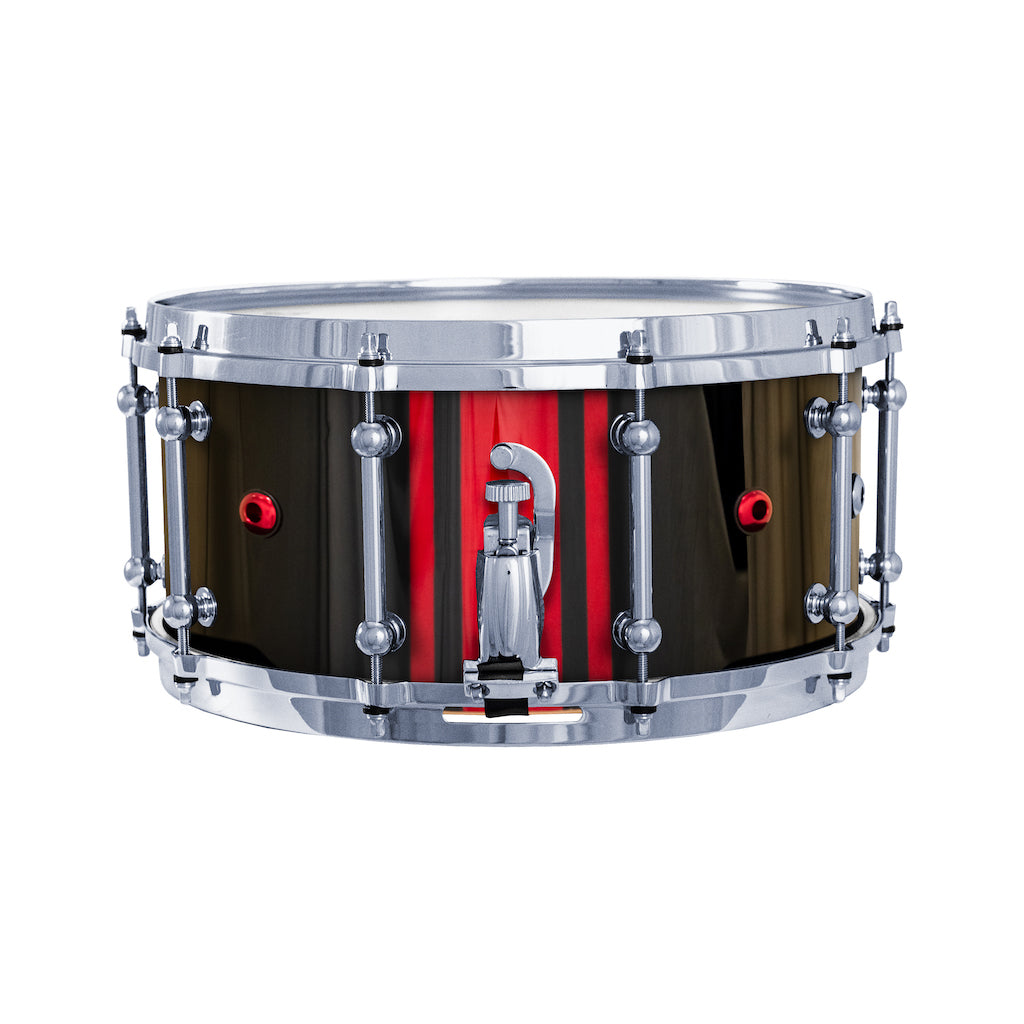 Chaos Elite Custom 14x6.5 Maple Re-Ring Snare Drum - Red GTS