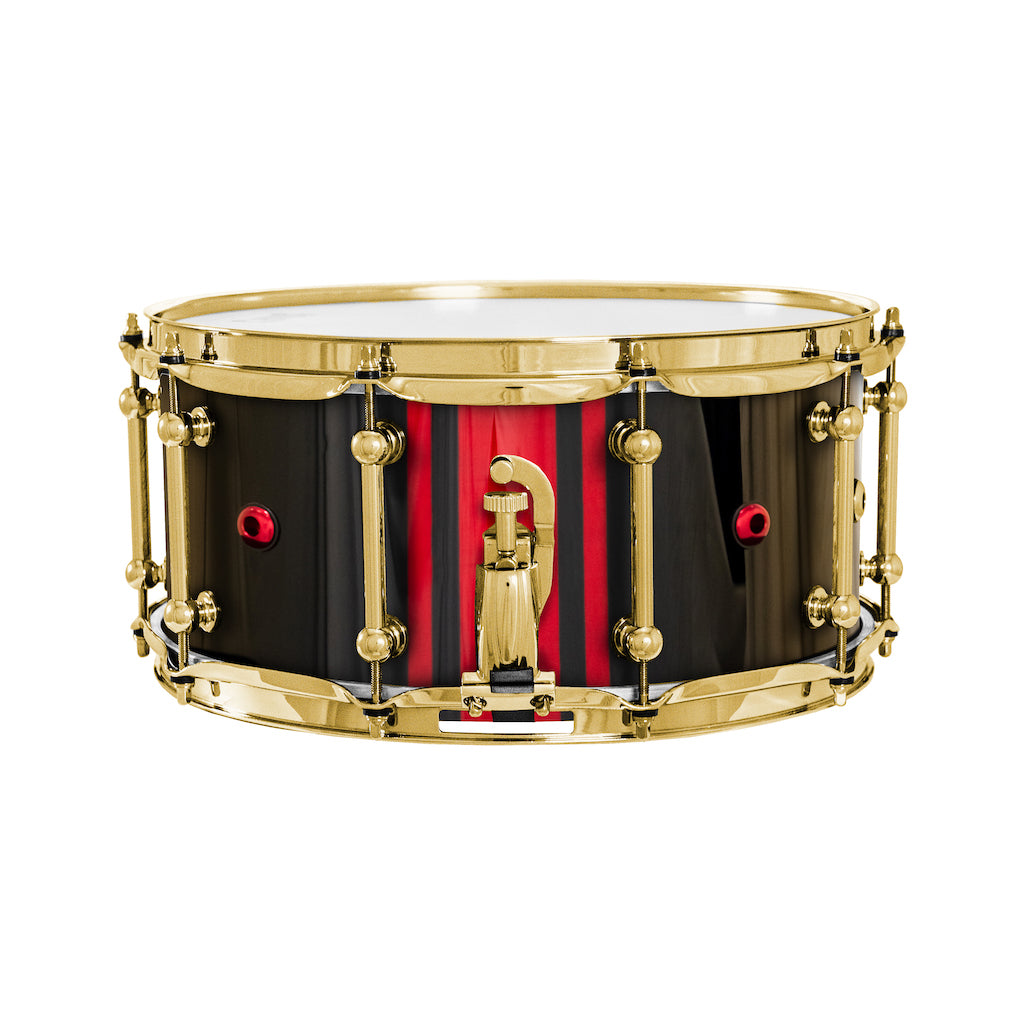 Chaos Elite Custom 14x6.5 Maple Re-Ring Snare Drum - Red GTS