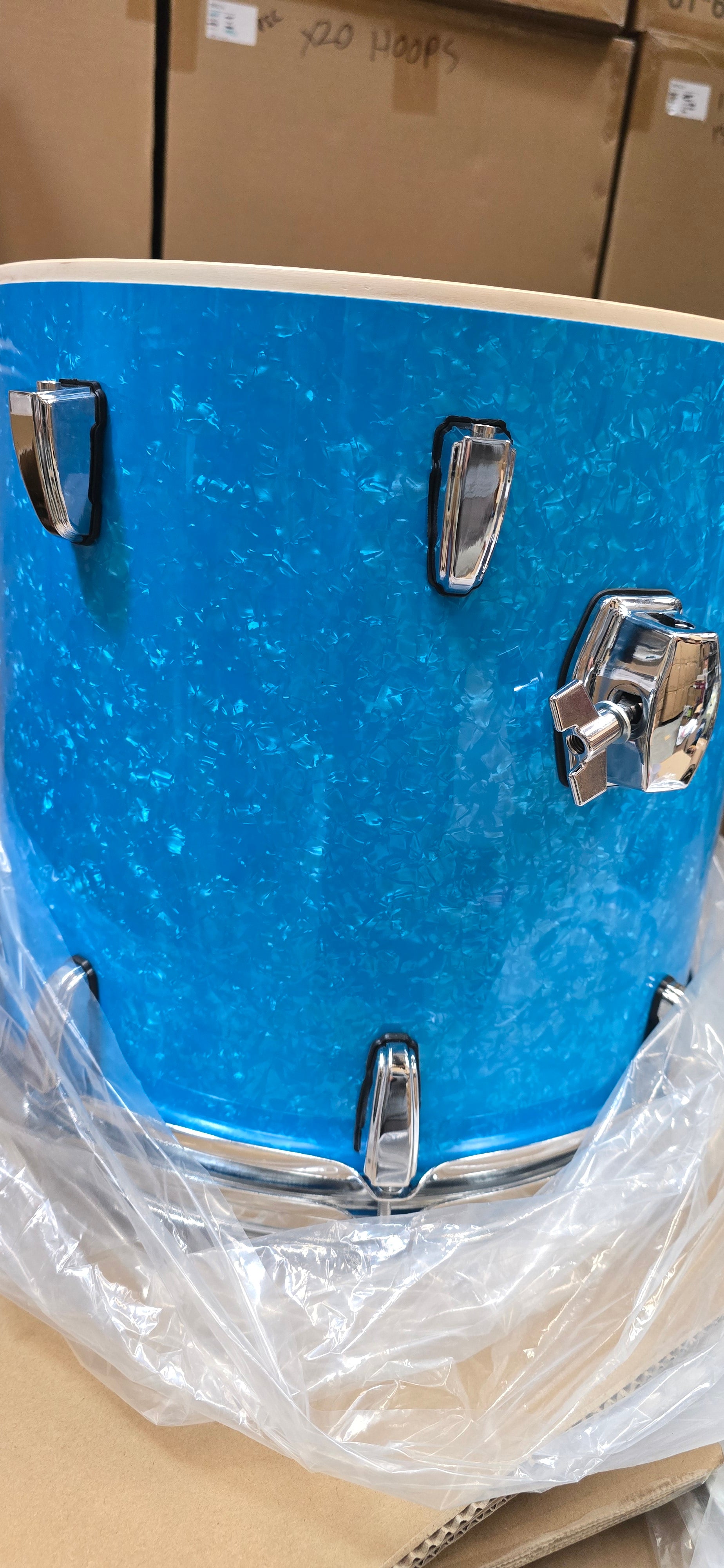 ONE ONLY  Relic 20'' 14'' 10'' Lineage Drum Kit - Blue Marine Pearl B*STOCK