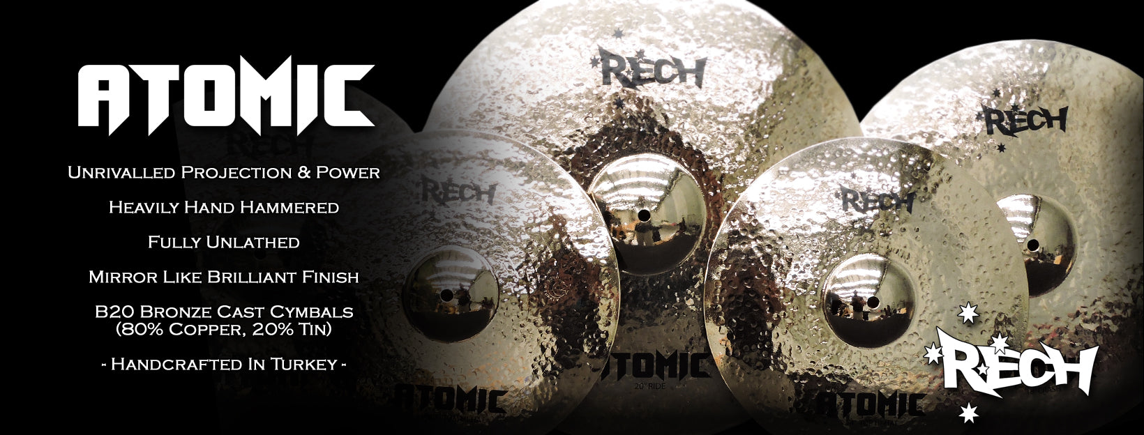 Rech Atomic Cymbals Pack