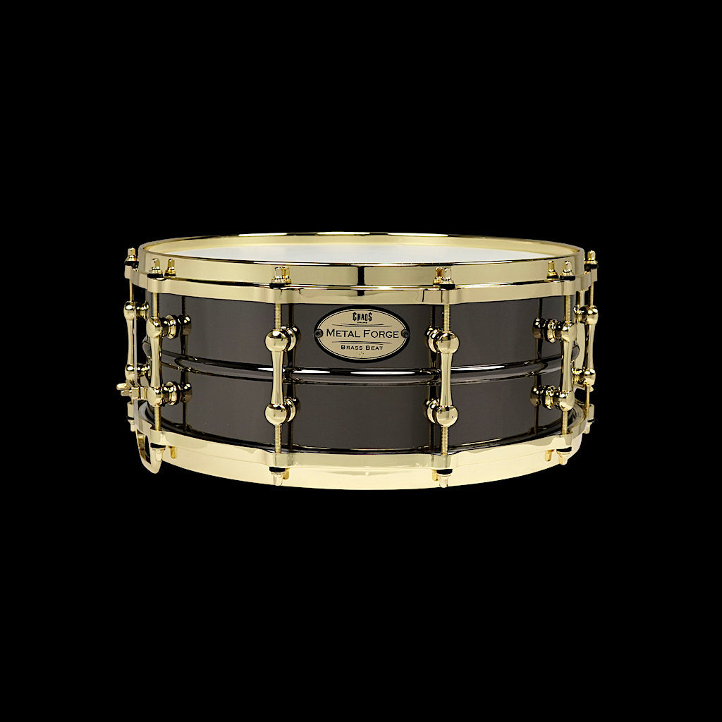 Chaos Metal Forge 14x5.5 Brass Beat Snare Drum - Gold