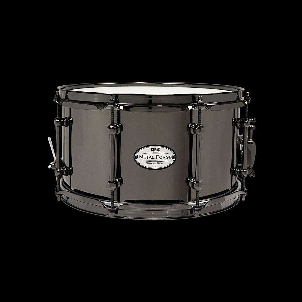 Chaos Metal Forge 13x7 Brass Beat Snare Drum - Black Nickel