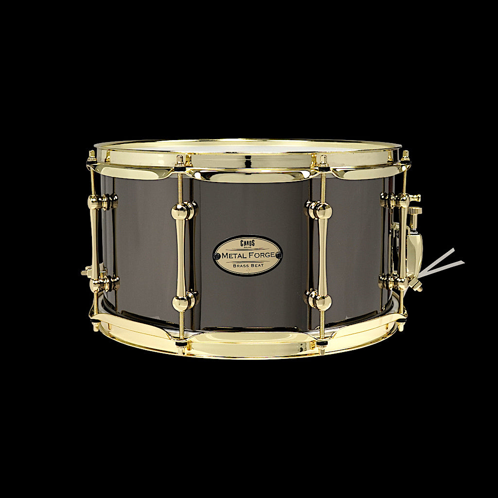 Chaos Metal Forge 13x7 Brass Beat Snare Drum - Gold