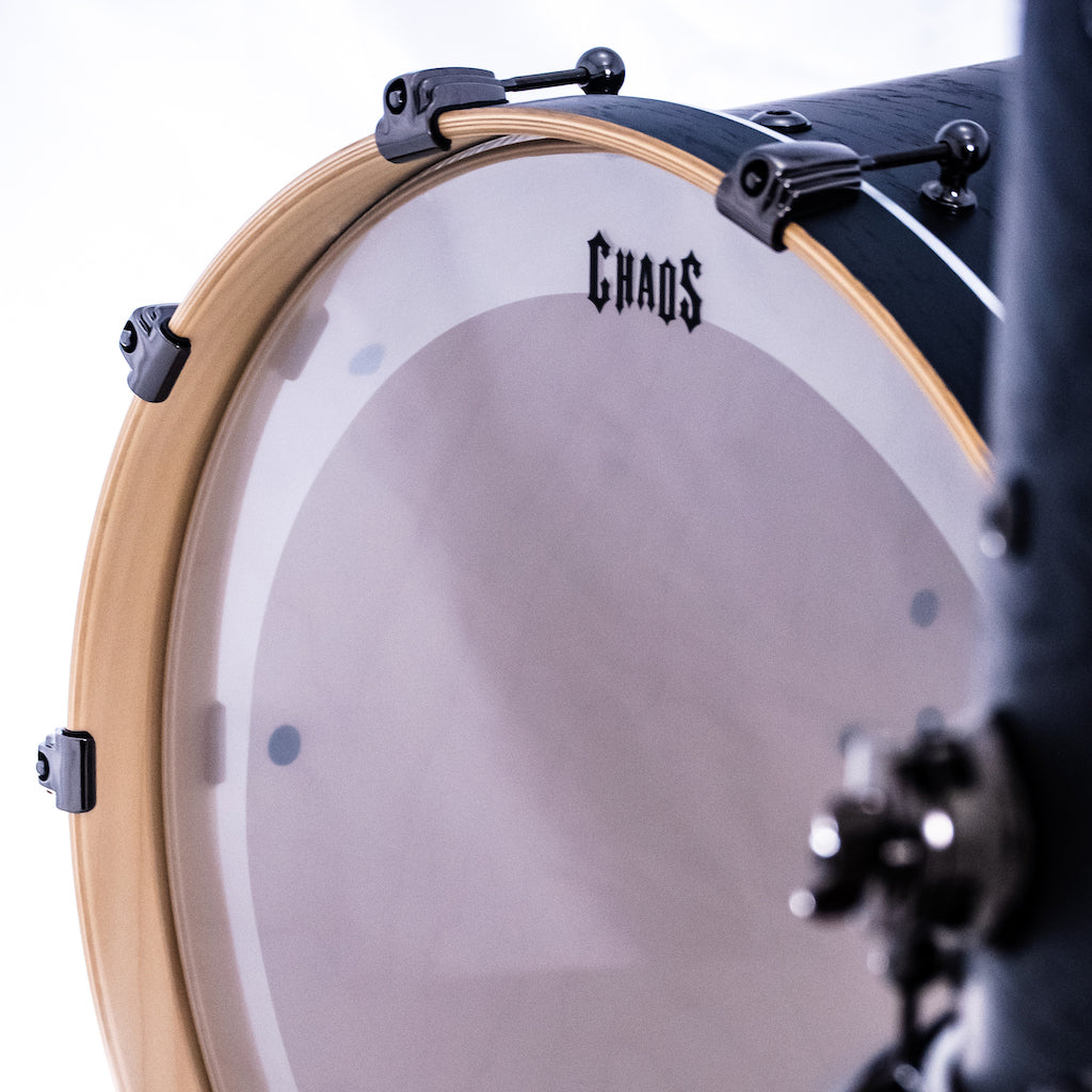 Chaos Phoenix II Maple & Oak Drum Kit - Satin Black