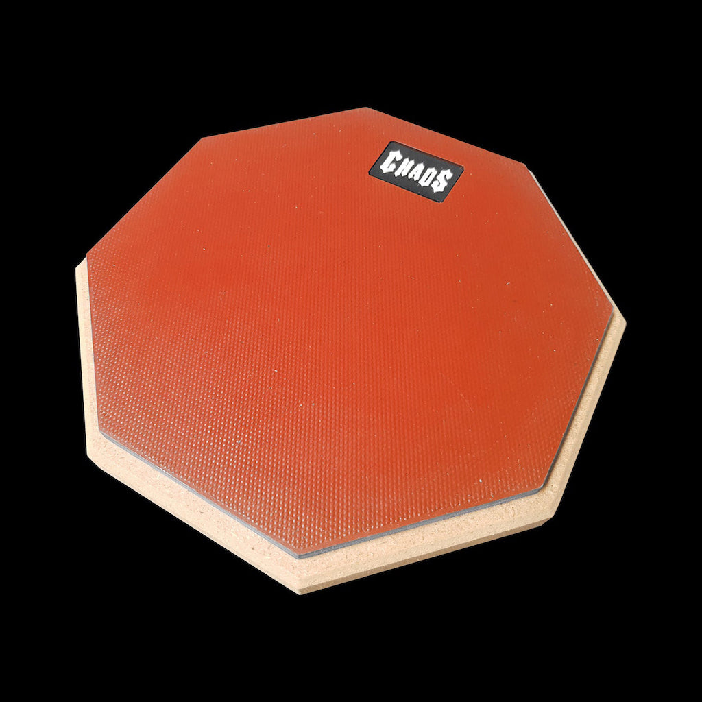 Chaos 8" Drum Practice Pad Red Angle