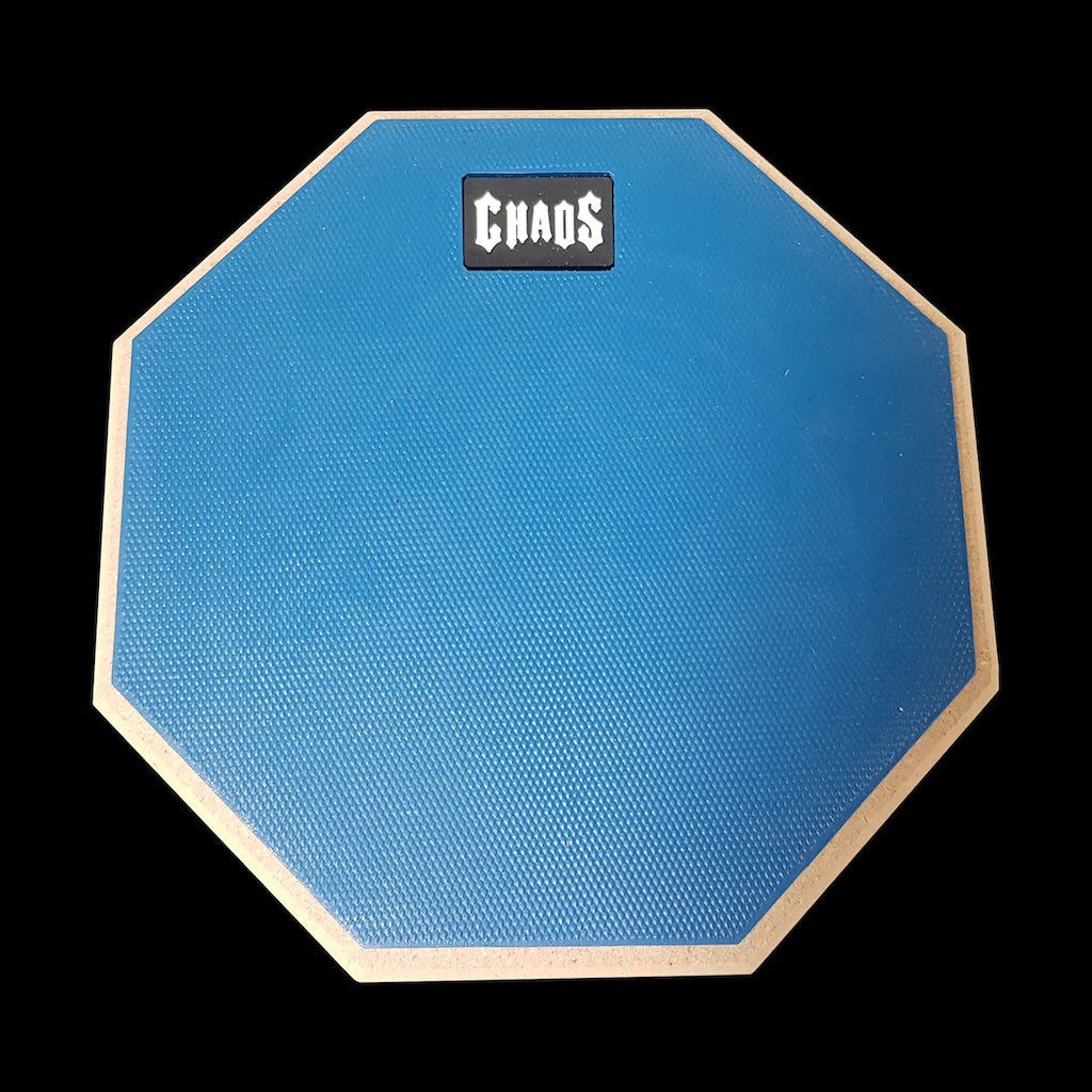 Chaos 8" Drum Practice Pad Blue Front