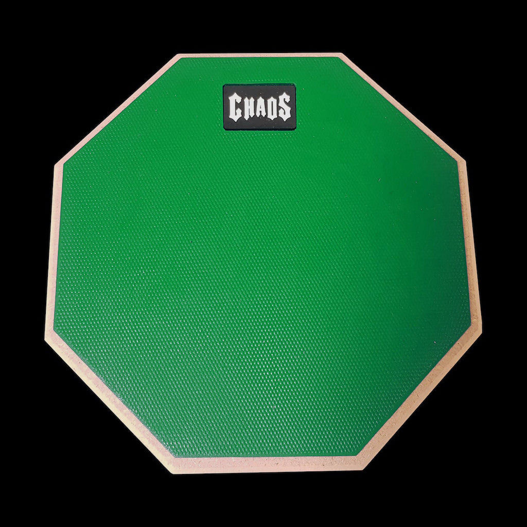 Chaos 8" Drum Practice Pad Green Front