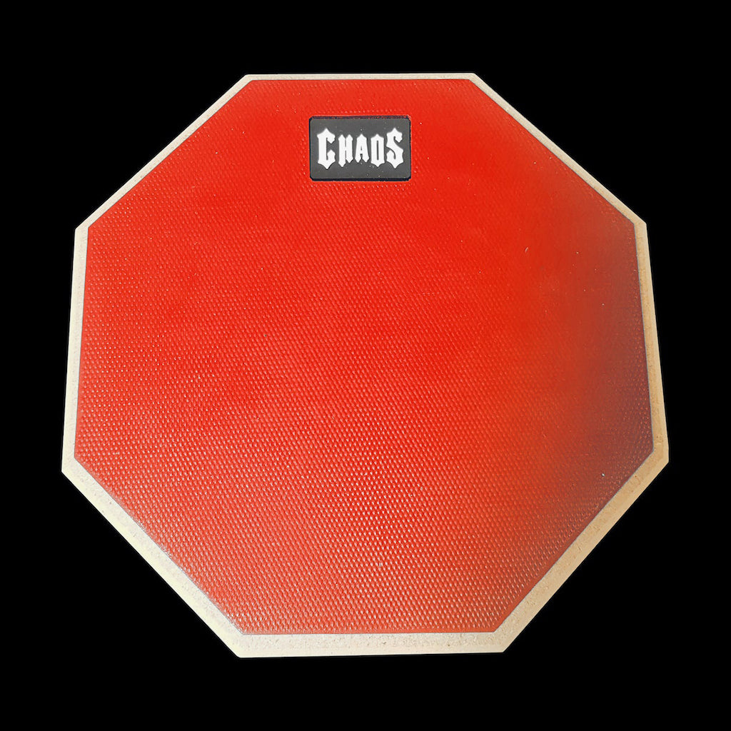 Chaos 8" Drum Practice Pad Red Front