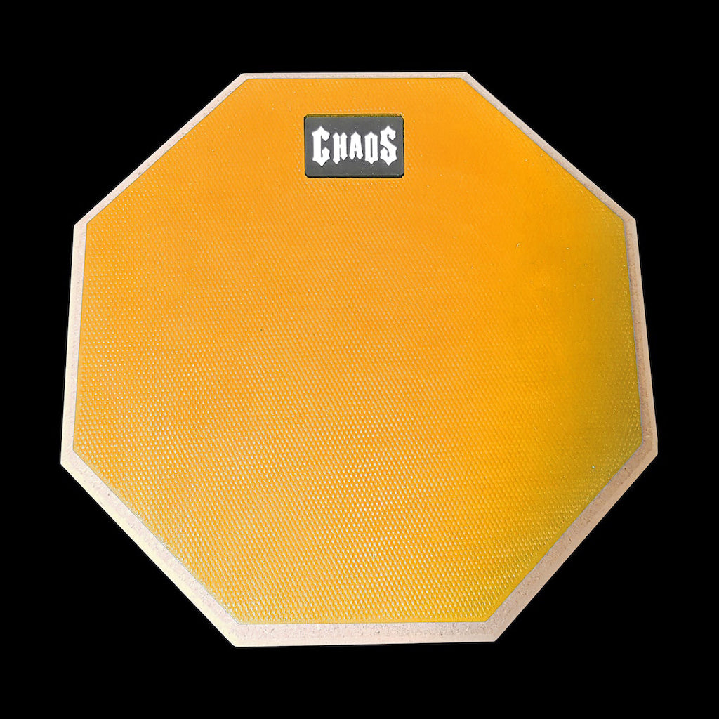 Chaos 8" Drum Practice Pad Yellow Front