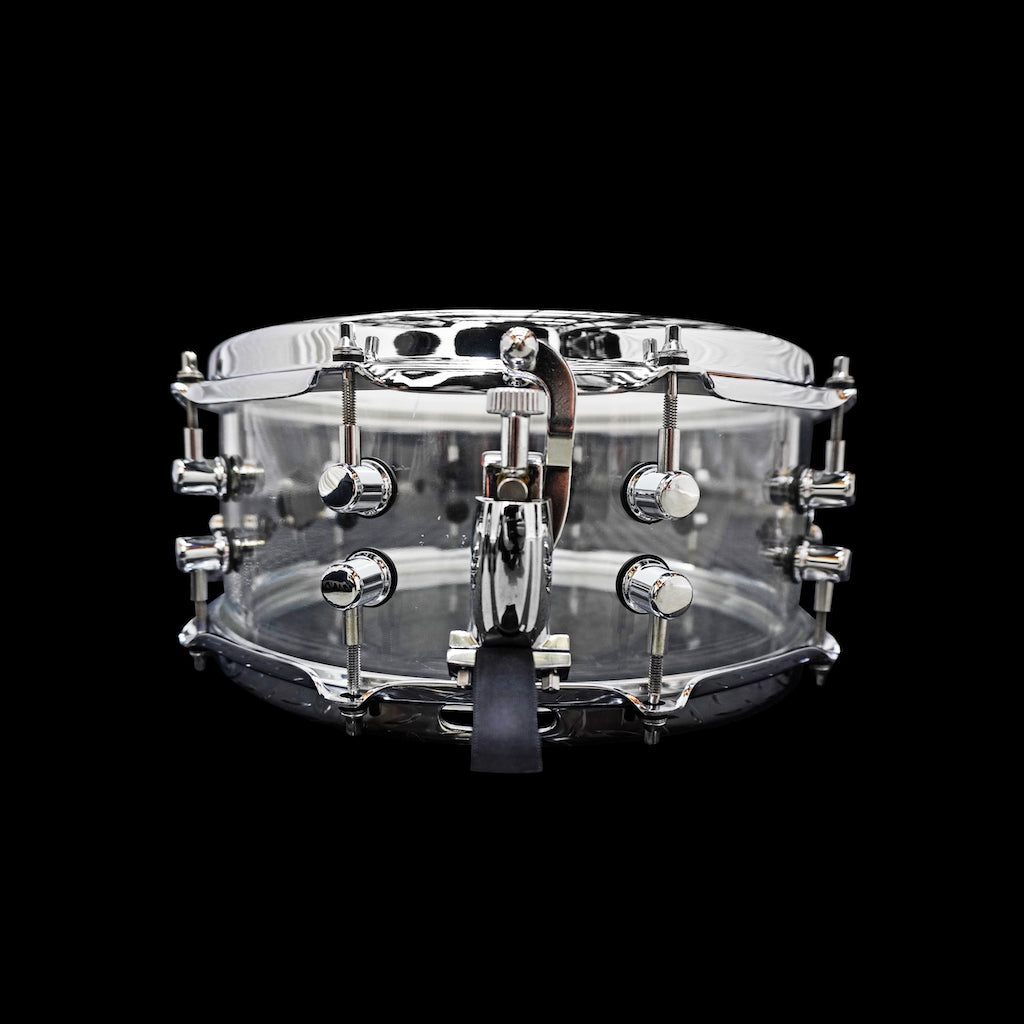 Chaos Illusion 13x6.5 Acrylic Snare Drum Throw Off - Clear