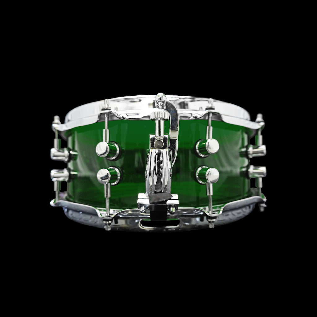 Chaos Illusion 14x6.5 Acrylic Snare Drum Throw Off - Green