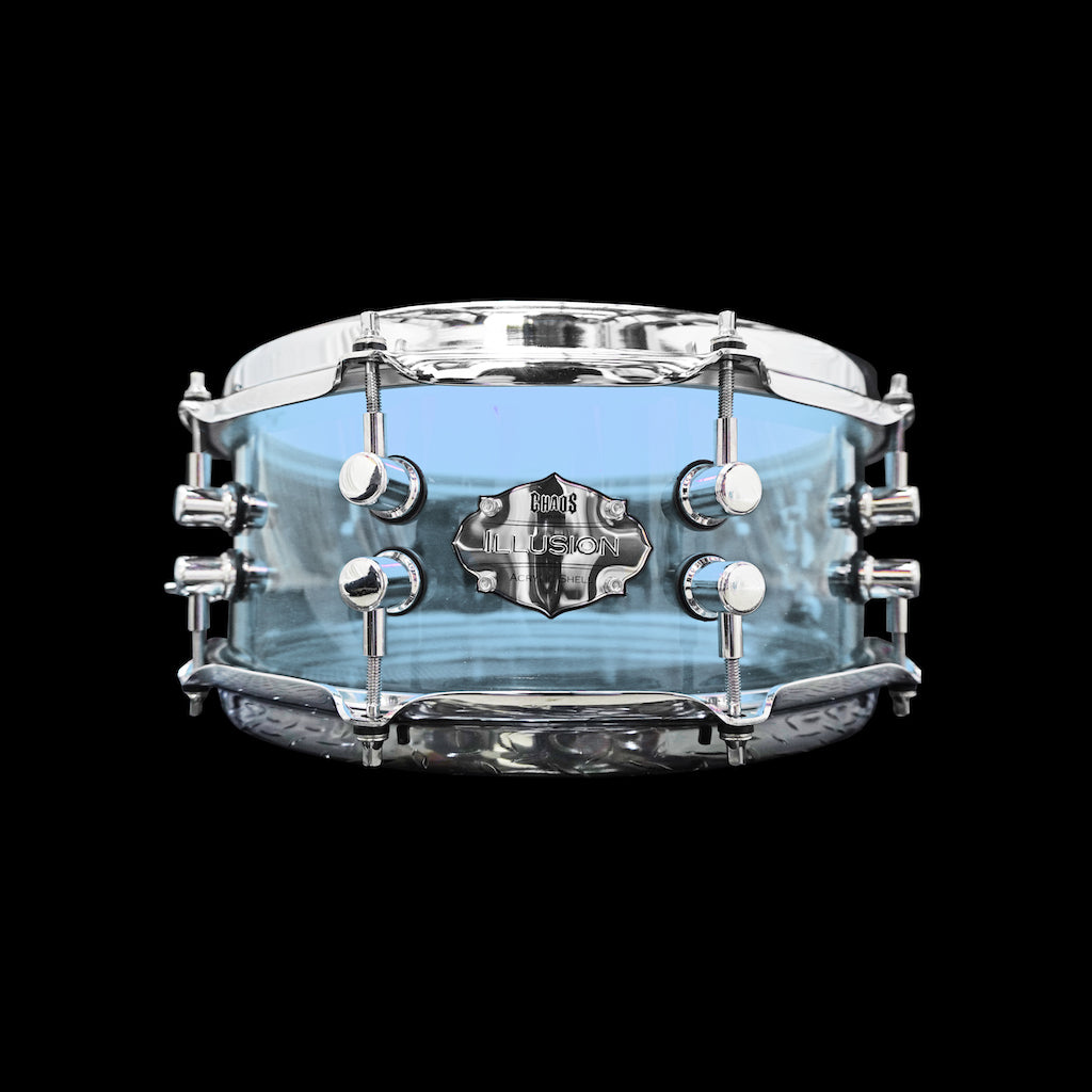 Chaos Illusion Acrylic Drum Kit - Ice Blue