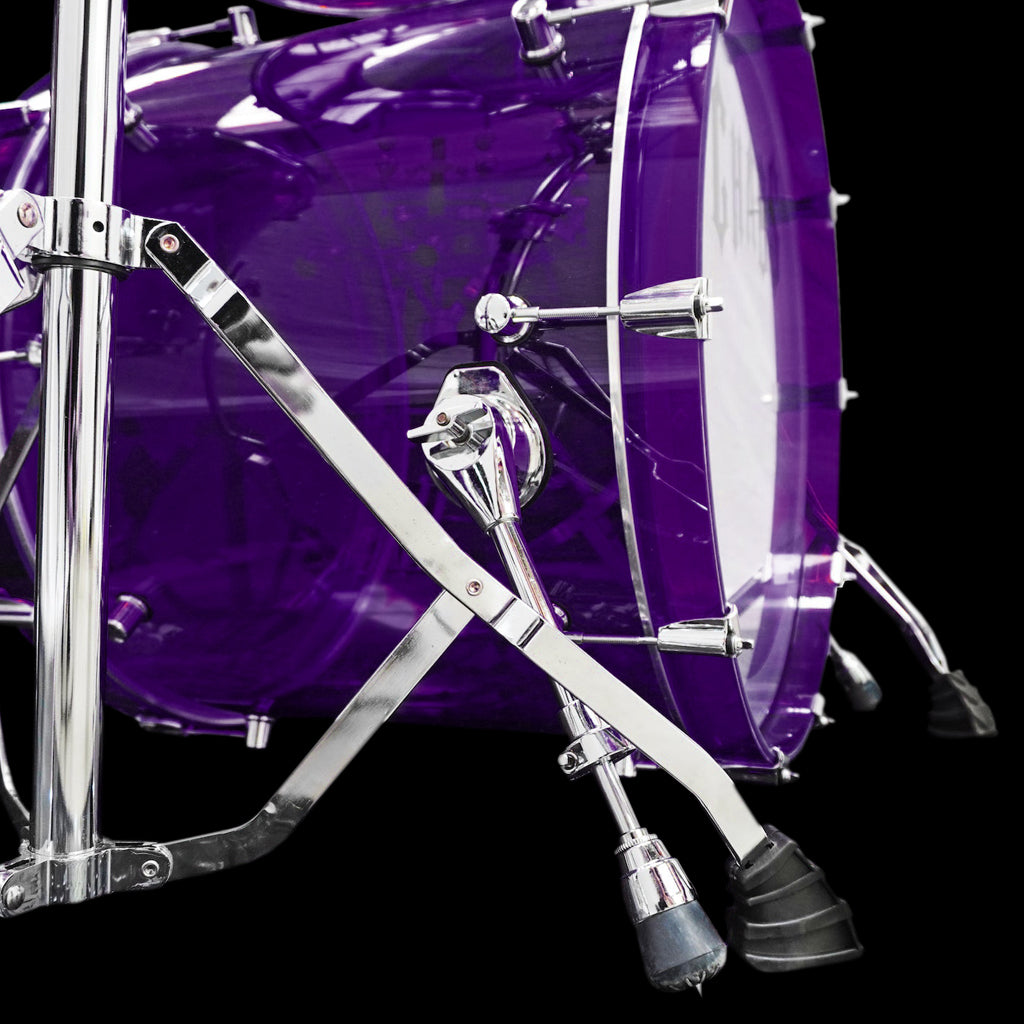 Chaos Illusion Acrylic Drum Kit - Purple