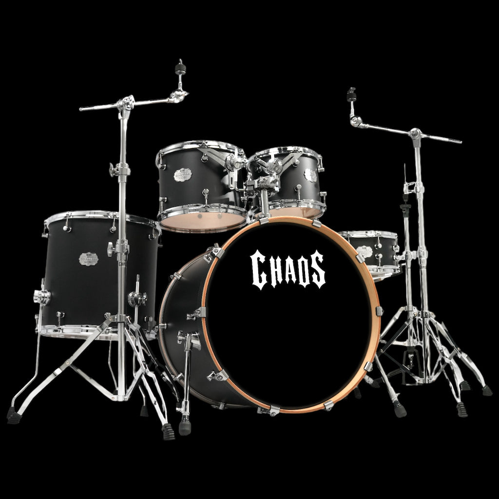 Chaos Sovereign Birch Drum Kit - Satin Black