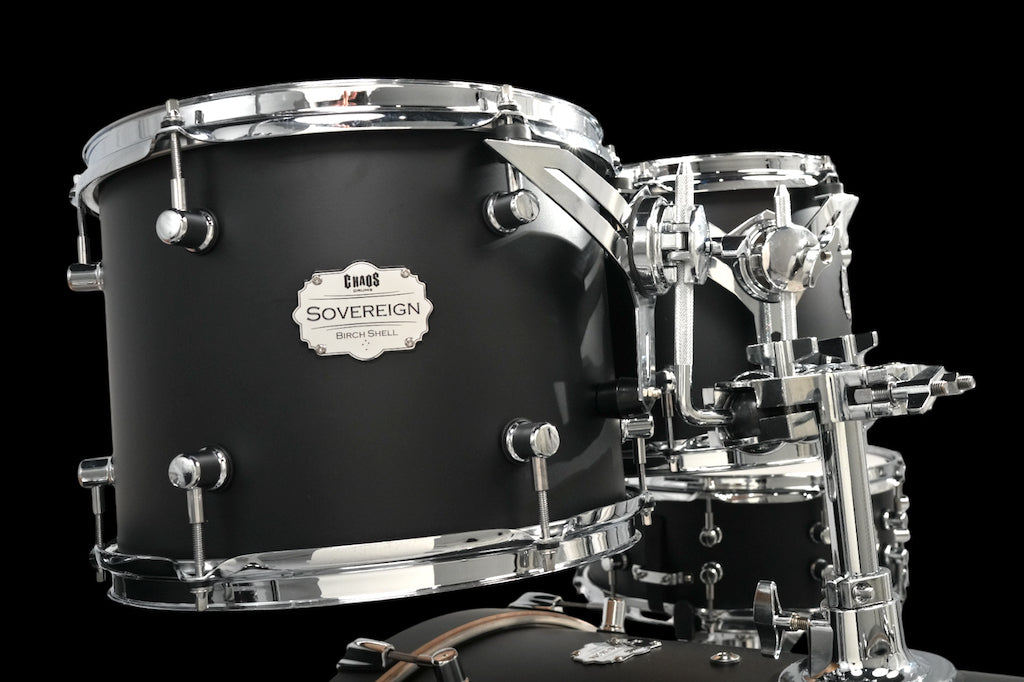 Chaos Sovereign Birch Drum Kit - Satin Black