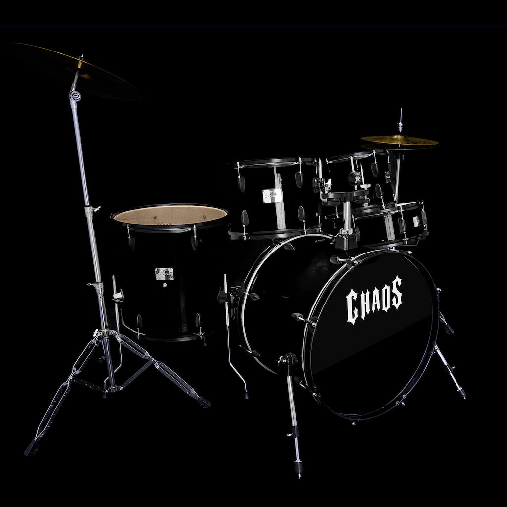 Chaos Catalyst Beginner Drum Kit - Black