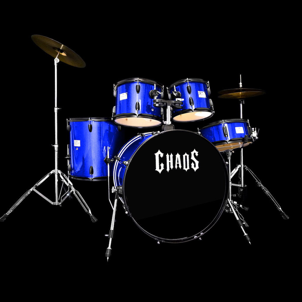 Chaos Catalyst Beginner Drum Kit - Blue