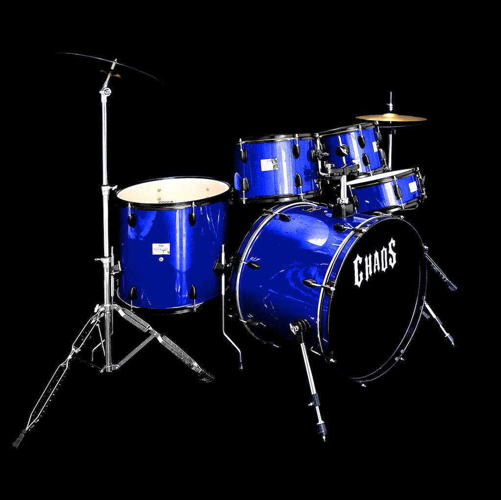 Chaos Catalyst Beginner Drum Kit - Blue