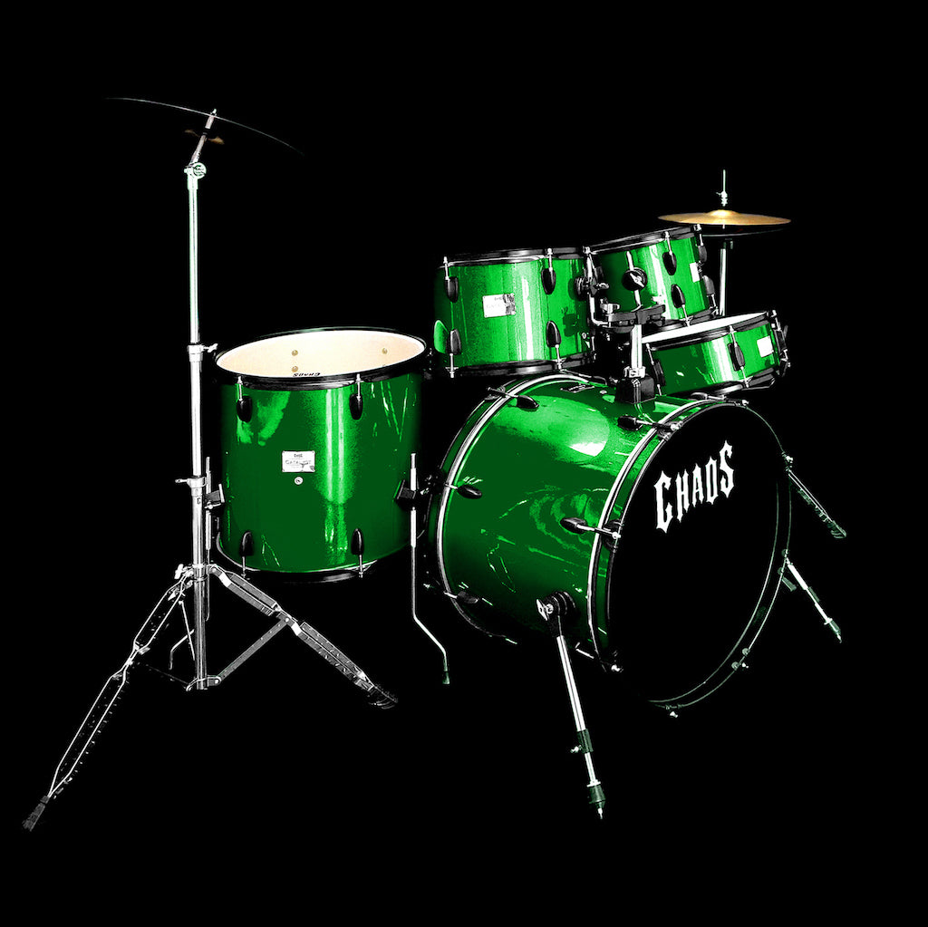 Chaos Catalyst Beginner Drum Kit - Green