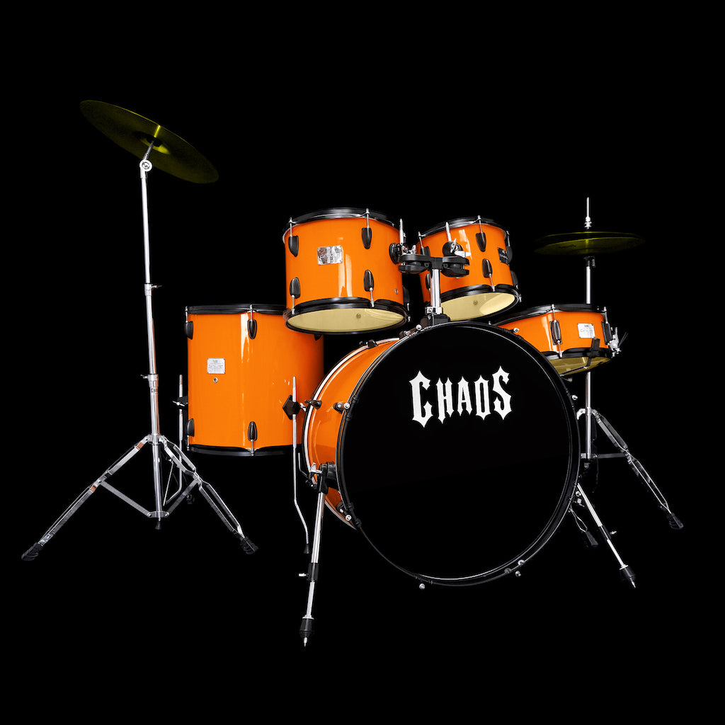Chaos Catalyst Beginner Drum Kit - Orange